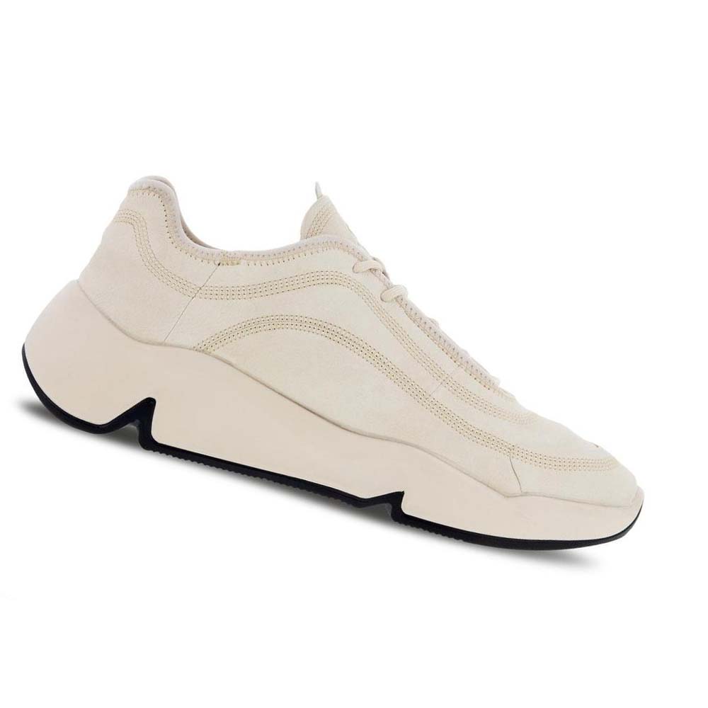 Ecco Tjock Retro Sneakers Herr Beige | SE 612NWY